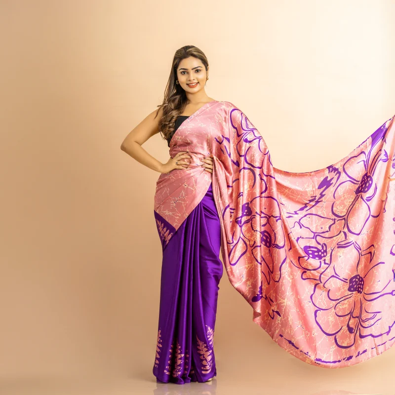 Bali Silk Saree - SB0025 - Image 3