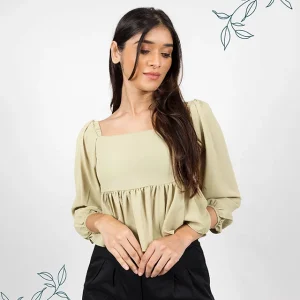 Elara Square-Neck Top