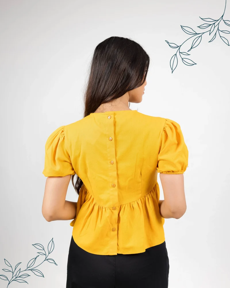 Timeless Peplum Top - Image 3