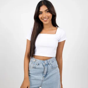 Square Neck Crop Top