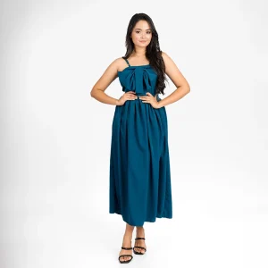 Chic Bow-Tie Midi Dress